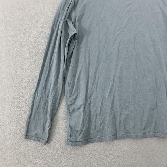 Tasc Shirt Mens Large Blue/Gray Long Sleeve Performance Bamboo Stretch Athletic - Picture 12 of 14
